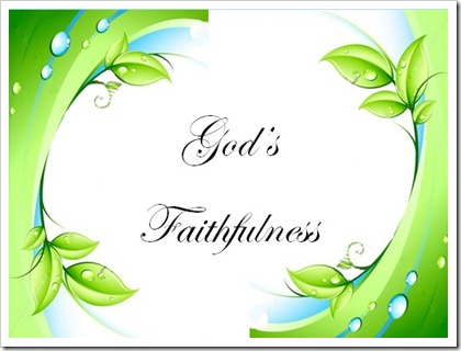 God's Faithfulness